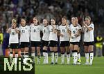 19.07.2025, UEFA Frauen-Europameisterschaft 2025 in der Schweiz. Viertelfinale, Frankreich - Deutschland, im St-Jakob-Park Basel (Schweiz). Die deutschen Spielerinnen stehen zusammen