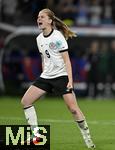 19.07.2025, UEFA Frauen-Europameisterschaft 2025 in der Schweiz. Viertelfinale, Frankreich - Deutschland, im St-Jakob-Park Basel (Schweiz). Sjoeke Nsken (Deutschland) jubelt.