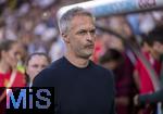 19.07.2025, UEFA Frauen-Europameisterschaft 2025 in der Schweiz. Viertelfinale, Frankreich - Deutschland, im St-Jakob-Park Basel (Schweiz). Trainer Christian Wck (Deutschland)  