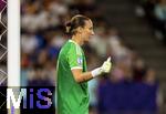 19.07.2025, UEFA Frauen-Europameisterschaft 2025 in der Schweiz. Viertelfinale, Frankreich - Deutschland, im St-Jakob-Park Basel (Schweiz). Torhterin Ann-Katrin Berger (Deutschland) 