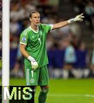 19.07.2025, UEFA Frauen-Europameisterschaft 2025 in der Schweiz. Viertelfinale, Frankreich - Deutschland, im St-Jakob-Park Basel (Schweiz). Torhterin Ann-Katrin Berger (Deutschland) 