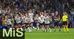 19.07.2025, UEFA Frauen-Europameisterschaft 2025 in der Schweiz. Viertelfinale, Frankreich - Deutschland, im St-Jakob-Park Basel (Schweiz). Frenetischer Jubel bei den deutschen Frauen nach dem siegreichen Elfmeterschieen. Linda Dallmann (Deutschland), Sara Dbritz (Deutschland), Giovanna Hoffmann (Deutschland), Sjoeke Nsken (Deutschland), Selina Cerci (Deutschland), Rebecca Knaak (Deutschland) 