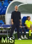 19.07.2025, UEFA Frauen-Europameisterschaft 2025 in der Schweiz. Viertelfinale, Frankreich - Deutschland, im St-Jakob-Park Basel (Schweiz). Trainer Christian Wck (Deutschland) in Rage an der Seitenlinie.