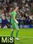 19.07.2025, UEFA Frauen-Europameisterschaft 2025 in der Schweiz. Viertelfinale, Frankreich - Deutschland, im St-Jakob-Park Basel (Schweiz).  Torhterin Ann-Katrin Berger (Deutschland) gibt lautstark Anweisungen.