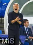 19.07.2025, UEFA Frauen-Europameisterschaft 2025 in der Schweiz. Viertelfinale, Frankreich - Deutschland, im St-Jakob-Park Basel (Schweiz). Trainer Christian Wck (Deutschland) in Rage an der Seitenlinie.