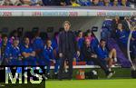 19.07.2025, UEFA Frauen-Europameisterschaft 2025 in der Schweiz. Viertelfinale, Frankreich - Deutschland, im St-Jakob-Park Basel (Schweiz). Trainer Laurent Bonadei (Frankreich) 