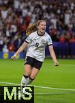 19.07.2025, UEFA Frauen-Europameisterschaft 2025 in der Schweiz. Viertelfinale, Frankreich - Deutschland, im St-Jakob-Park Basel (Schweiz). Torjubel Sjoeke Nsken (Deutschland) 
