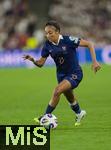 19.07.2025, UEFA Frauen-Europameisterschaft 2025 in der Schweiz. Viertelfinale, Frankreich - Deutschland, im St-Jakob-Park Basel (Schweiz). Selma Bacha (Frankreich) am Ball 