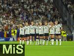 19.07.2025, UEFA Frauen-Europameisterschaft 2025 in der Schweiz. Viertelfinale, Frankreich - Deutschland, im St-Jakob-Park Basel (Schweiz). Elfmeterschiessen nach der Verlngerung: Die Deutschen bangen gemeinsam, Linda Dallmann (Deutschland), Janina Minge  (Deutschland), Sjoeke Nsken (Deutschland), Sophia Kleinherne (Deutschland), Sara Dbritz (Deutschland), Selina Cerci (Deutschland), Klara Bhl (Deutschland)   