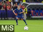 19.07.2025, UEFA Frauen-Europameisterschaft 2025 in der Schweiz. Viertelfinale, Frankreich - Deutschland, im St-Jakob-Park Basel (Schweiz). Elfmeter, Amel Majri (Frankreich) konzentriert sich.