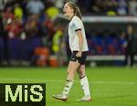 19.07.2025, UEFA Frauen-Europameisterschaft 2025 in der Schweiz. Viertelfinale, Frankreich - Deutschland, im St-Jakob-Park Basel (Schweiz). Elfmeterschiessen nach der Verlngerung: Sjoeke Nsken (Deutschland) jubelt 