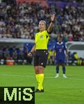 19.07.2025, UEFA Frauen-Europameisterschaft 2025 in der Schweiz. Viertelfinale, Frankreich - Deutschland, im St-Jakob-Park Basel (Schweiz). Schiedsrichterin Tess Olofsson (SWE)