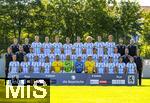 20.07.2025, Fussball 3. Liga 2025/2026, TSV 1860 Mnchen, Portrttermin 2025/2026, Mannschaftsfoto an der Grnwalderstrasse, Mnchen.  
Hintere Reihe (von links): Co-Trainer Nicolas Masetzky; Athletiktrainer Philipp Kunz; Raphael Schifferl; Lasse Famann, Siemen Voet, Florian Niederlechner, Philipp Maier, Jesper Verlaat, Max Reinthaler, Samuel Althaus, Physiotherapeut Andre van Staa; Physiotherapeut Nick Wurian; 
Mittlere Reihe (von links): Cheftrainer Patrick Glckner; Co-Trainer Markus Brzenska, Sean Dulic , Maximilian Wolfram, Justin Steinktter, Morris Schrter, Clemens Lippmann, Patrick Hobsch, Tim Danhof, Sigurd Haugen, Max Christiansen, Teammanager Henrik Ahrend, Teamrztin Monika Mrosek.
Vordere Reihe (von links): Thore Jacobsen, Tunay Deniz, David Philipp, Kevin Volland, Torwart Miran Qela, Torwart Thomas Dhne, Torwart Rene Vollath, Torwart Paul Bachmann, Manuel Pfeifer, Emre Erdogan, Soichiro Kozuki, Kilian Jakob. 
 

