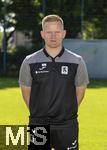 20.07.2025, Fussball 3. Liga 2025/2026, TSV 1860 Mnchen, Portrttermin 2025/2026, Mannschaftsfoto an der Grnwalderstrasse, Mnchen. Co-Trainer Nicolas Masetzky; TSV 1860 Mnchen
