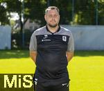 20.07.2025, Fussball 3. Liga 2025/2026, TSV 1860 Mnchen, Portrttermin 2025/2026, Mannschaftsfoto an der Grnwalderstrasse, Mnchen. Co-Trainer Markus Brzenska; TSV 1860 Mnchen
