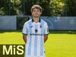 20.07.2025, Fussball 3. Liga 2025/2026, TSV 1860 Mnchen, Portrttermin 2025/2026, Mannschaftsfoto an der Grnwalderstrasse, Mnchen. Tim Danhof; TSV 1860 Mnchen

