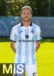 20.07.2025, Fussball 3. Liga 2025/2026, TSV 1860 Mnchen, Portrttermin 2025/2026, Mannschaftsfoto an der Grnwalderstrasse, Mnchen. Thore Jacobsen; TSV 1860 Mnchen

