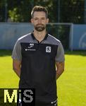 20.07.2025, Fussball 3. Liga 2025/2026, TSV 1860 Mnchen, Portrttermin 2025/2026, Mannschaftsfoto an der Grnwalderstrasse, Mnchen. Physiotherapeut Andre van Staa; TSV 1860 Mnchen


