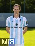 20.07.2025, Fussball 3. Liga 2025/2026, TSV 1860 Mnchen, Portrttermin 2025/2026, Mannschaftsfoto an der Grnwalderstrasse, Mnchen. Justin Steinktter; TSV 1860 Mnchen

