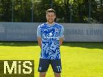20.07.2025, Fussball 3. Liga 2025/2026, TSV 1860 Mnchen, Portrttermin 2025/2026, Mannschaftsfoto an der Grnwalderstrasse, Mnchen. Torwart Rene Vollath; TSV 1860 Mnchen

