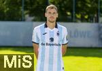 20.07.2025, Fussball 3. Liga 2025/2026, TSV 1860 Mnchen, Portrttermin 2025/2026, Mannschaftsfoto an der Grnwalderstrasse, Mnchen. Max Christiansen; TSV 1860 Mnchen

