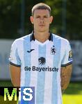 20.07.2025, Fussball 3. Liga 2025/2026, TSV 1860 Mnchen, Portrttermin 2025/2026, Mannschaftsfoto an der Grnwalderstrasse, Mnchen. Max Reinthaler; TSV 1860 Mnchen

