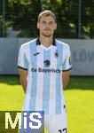 20.07.2025, Fussball 3. Liga 2025/2026, TSV 1860 Mnchen, Portrttermin 2025/2026, Mannschaftsfoto an der Grnwalderstrasse, Mnchen. Max Christiansen; TSV 1860 Mnchen

