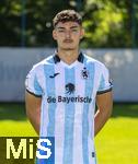20.07.2025, Fussball 3. Liga 2025/2026, TSV 1860 Mnchen, Portrttermin 2025/2026, Mannschaftsfoto an der Grnwalderstrasse, Mnchen. Sean Dulic; TSV 1860 Mnchen
 
