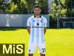 20.07.2025, Fussball 3. Liga 2025/2026, TSV 1860 Mnchen, Portrttermin 2025/2026, Mannschaftsfoto an der Grnwalderstrasse, Mnchen. Kevin Volland; TSV 1860 Mnchen

