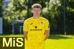20.07.2025, Fussball 3. Liga 2025/2026, TSV 1860 Mnchen, Portrttermin 2025/2026, Mannschaftsfoto an der Grnwalderstrasse, Mnchen. Torwart Paul Bachmann; TSV 1860 Mnchen


