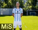 20.07.2025, Fussball 3. Liga 2025/2026, TSV 1860 Mnchen, Portrttermin 2025/2026, Mannschaftsfoto an der Grnwalderstrasse, Mnchen. Lasse Famann; TSV 1860 Mnchen

