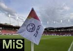 23.07.2025, UEFA Frauen-Europameisterschaft 2025 in der Schweiz. Halbfinale, Deutschland - Spanien, Im Stadion Letzigrund Zrich. Die Eckfahne in Zrich