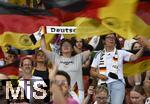 23.07.2025, UEFA Frauen-Europameisterschaft 2025 in der Schweiz. Halbfinale, Deutschland - Spanien, Im Stadion Letzigrund Zrich. Die deutschen Fans feuern an