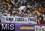 23.07.2025, UEFA Frauen-Europameisterschaft 2025 in der Schweiz. Halbfinale, Deutschland - Spanien, Im Stadion Letzigrund Zrich. ber Zrich ins Finale