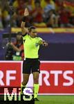 23.07.2025, UEFA Frauen-Europameisterschaft 2025 in der Schweiz. Halbfinale, Deutschland - Spanien, Im Stadion Letzigrund Zrich. Referee Edina Alves (BRA)
