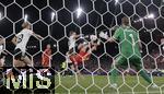 23.07.2025, UEFA Frauen-Europameisterschaft 2025 in der Schweiz. Halbfinale, Deutschland - Spanien, Im Stadion Letzigrund Zrich.Esther Gonzalez (Spanien) gegen Torhterin Ann-Katrin Berger (Deutschland) 