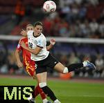 23.07.2025, UEFA Frauen-Europameisterschaft 2025 in der Schweiz. Halbfinale, Deutschland - Spanien, Im Stadion Letzigrund Zrich. v.l. Alexia Putellas (Spanien) gegen Giovanna Hoffmann (Deutschland) 