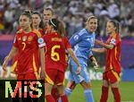 23.07.2025, UEFA Frauen-Europameisterschaft 2025 in der Schweiz. Halbfinale, Deutschland - Spanien, Im Stadion Letzigrund Zrich. Torhterin Catalina Coll (Spanien) peitscht die Mitspielerinnen an