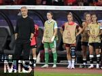 23.07.2025, UEFA Frauen-Europameisterschaft 2025 in der Schweiz. Halbfinale, Deutschland - Spanien, Im Stadion Letzigrund Zrich. Trainer Christian Wck (Deutschland) nachdenklich.