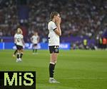 23.07.2025, UEFA Frauen-Europameisterschaft 2025 in der Schweiz. Halbfinale, Deutschland - Spanien, Im Stadion Letzigrund Zrich. v.l. Jule Brand (Deutschland) ist traurig