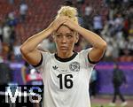 23.07.2025, UEFA Frauen-Europameisterschaft 2025 in der Schweiz. Halbfinale, Deutschland - Spanien, Im Stadion Letzigrund Zrich. Linda Dallmann (Deutschland)  ist traurig