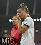 23.07.2025, UEFA Frauen-Europameisterschaft 2025 in der Schweiz. Halbfinale, Deutschland - Spanien, Im Stadion Letzigrund Zrich. Selina Cerci (Deutschland) weint