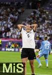 23.07.2025, UEFA Frauen-Europameisterschaft 2025 in der Schweiz. Halbfinale, Deutschland - Spanien, Im Stadion Letzigrund Zrich. Carlotta Wamser (Deutschland) frustriert nach einer vergebenen Torchance.