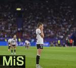 23.07.2025, UEFA Frauen-Europameisterschaft 2025 in der Schweiz. Halbfinale, Deutschland - Spanien, Im Stadion Letzigrund Zrich. Jule Brand (Deutschland) frustriert auf dem Platz.