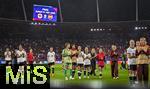 23.07.2025, UEFA Frauen-Europameisterschaft 2025 in der Schweiz. Halbfinale, Deutschland - Spanien, Im Stadion Letzigrund Zrich. Enttusche deutsche Spielerinnen nach der 0:1 Niederlage im Halbfinale, Selina Cerci (Deutschland), Sydney Lohmann (Deutschland), Torhterin Ena Mahmutovic (Deutschland), Torhterin Ena Mahmutovic (Deutschland), Janina Minge  (Deutschland), Rebecca Knaak (Deutschland), Carlotta Wamser (Deutschland) 