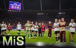 23.07.2025, UEFA Frauen-Europameisterschaft 2025 in der Schweiz. Halbfinale, Deutschland - Spanien, Im Stadion Letzigrund Zrich. Enttusche deutsche Spielerinnen nach der 0:1 Niederlage im Halbfinale, Selina Cerci (Deutschland), Sydney Lohmann (Deutschland), Torhterin Ena Mahmutovic (Deutschland), Torhterin Ena Mahmutovic (Deutschland), Janina Minge  (Deutschland), Rebecca Knaak (Deutschland), Carlotta Wamser (Deutschland) 