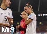 23.07.2025, UEFA Frauen-Europameisterschaft 2025 in der Schweiz. Halbfinale, Deutschland - Spanien, Im Stadion Letzigrund Zrich. Enttusche deutsche Spielerinnen nach der 0:1 Niederlage im Halbfinale, Selina Cerci (Deutschland) weinend bei den Fans 