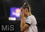 23.07.2025, UEFA Frauen-Europameisterschaft 2025 in der Schweiz. Halbfinale, Deutschland - Spanien, Im Stadion Letzigrund Zrich. Enttusche deutsche Spielerinnen nach der 0:1 Niederlage im Halbfinale, Selina Cerci (Deutschland) weinend bei den Fans 