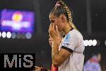23.07.2025, UEFA Frauen-Europameisterschaft 2025 in der Schweiz. Halbfinale, Deutschland - Spanien, Im Stadion Letzigrund Zrich. Enttusche deutsche Spielerinnen nach der 0:1 Niederlage im Halbfinale, Selina Cerci (Deutschland) weinend bei den Fans 