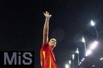 23.07.2025, UEFA Frauen-Europameisterschaft 2025 in der Schweiz. Halbfinale, Deutschland - Spanien, Im Stadion Letzigrund Zrich. Frustrierte deutsche Spielerinnen nach der Niederlage im Halbfinale, Torhterin Ann-Katrin Berger (Deutschland) 